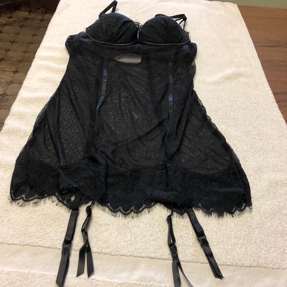 Fredericks of Hollywood garter chemise L - Picture 3 of 8